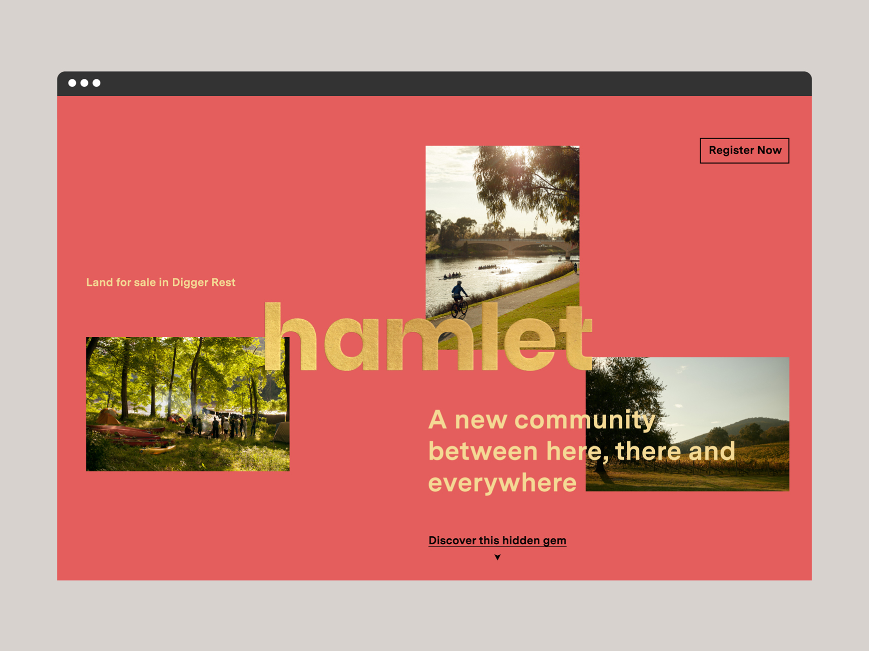 Hamlet — Website Design