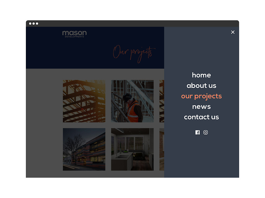 Mason Developments - Website