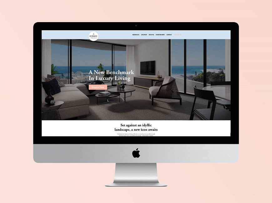 Small and Co Portfolio, Iconic Kirra Beach Website